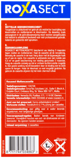 Roxasect Anti-Motten Combipack - Mottenballen en Mottencassette - 2 Stuks