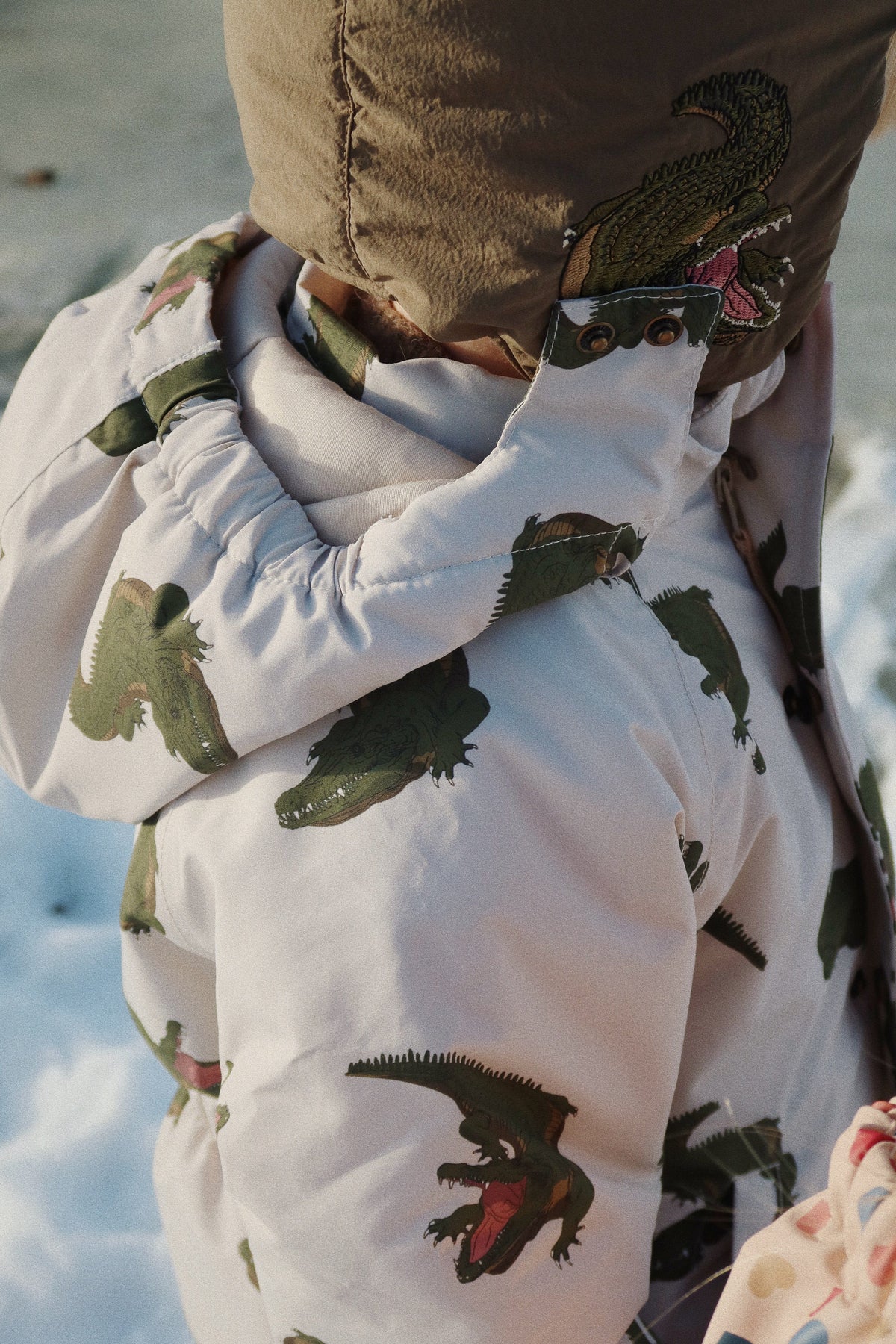 Konges Sløjd Nohr Snowsuit Print crocodile