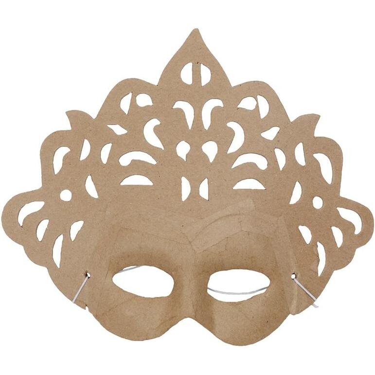 Masque princesse 8x23x18cm - Kraft