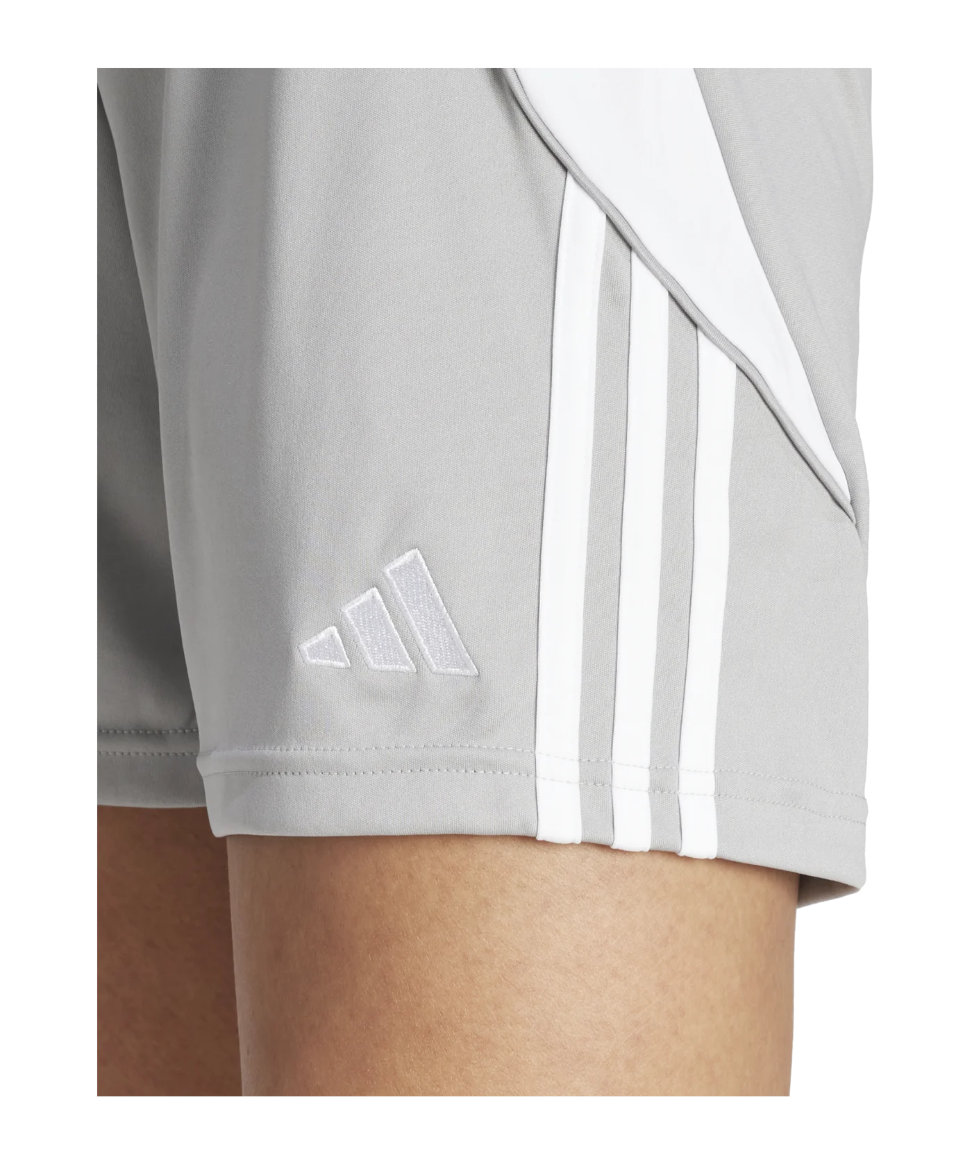 adidas Tiro 24 Short Damen Grau Weiss