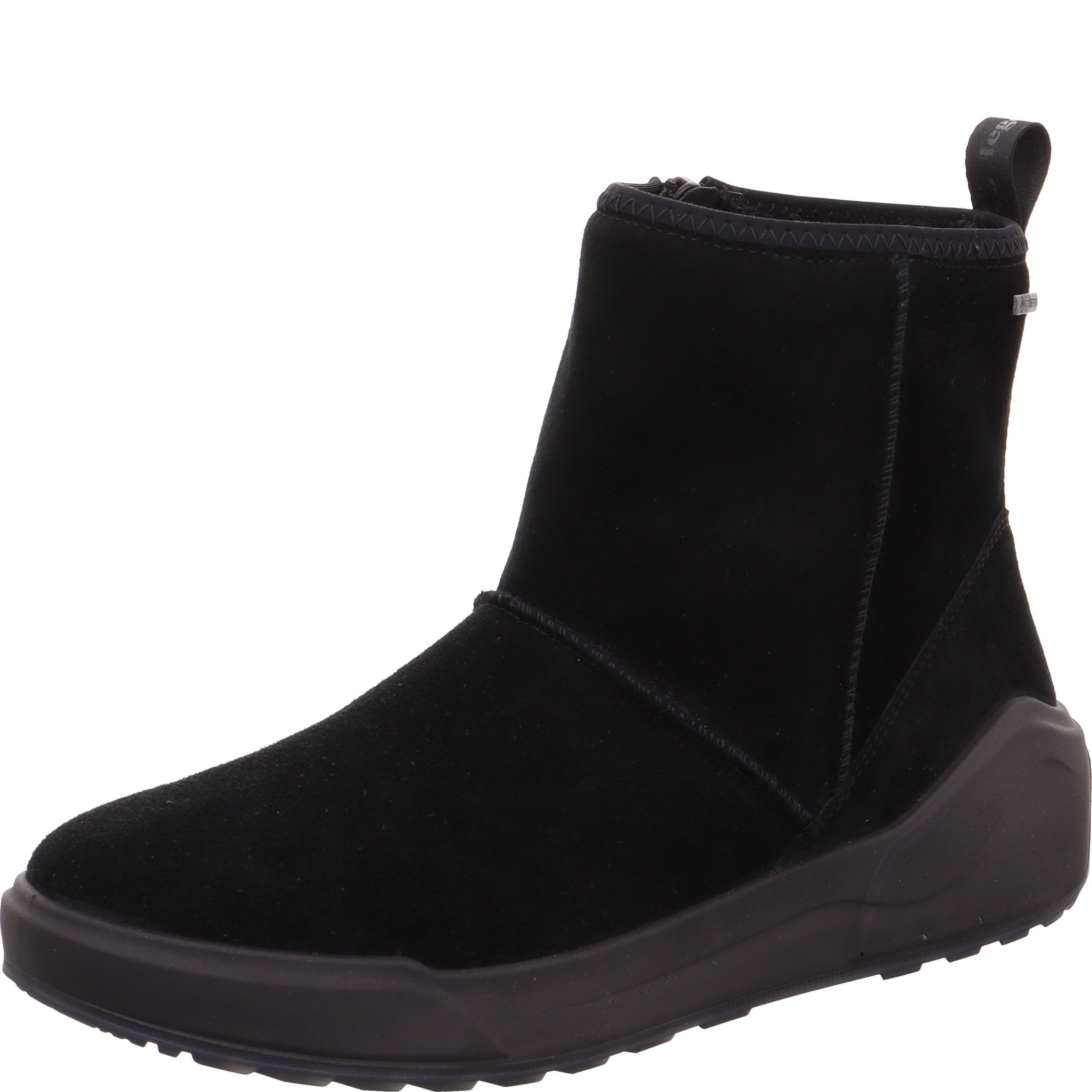 legero COSY Damen  Stiefelette mit Reißverschluss - Farbe: Schwarz - Größe: 5