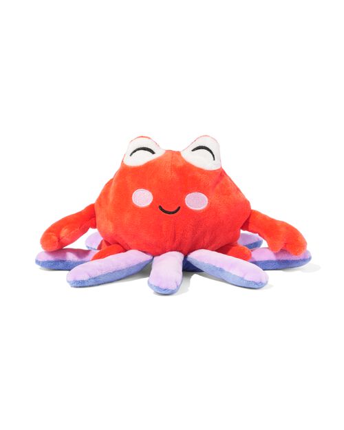 peluche réversible crabe - pieuvre