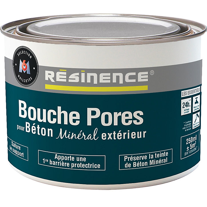 Bouche pores pour béton Résine extérieur nce incolore mat 0,25L