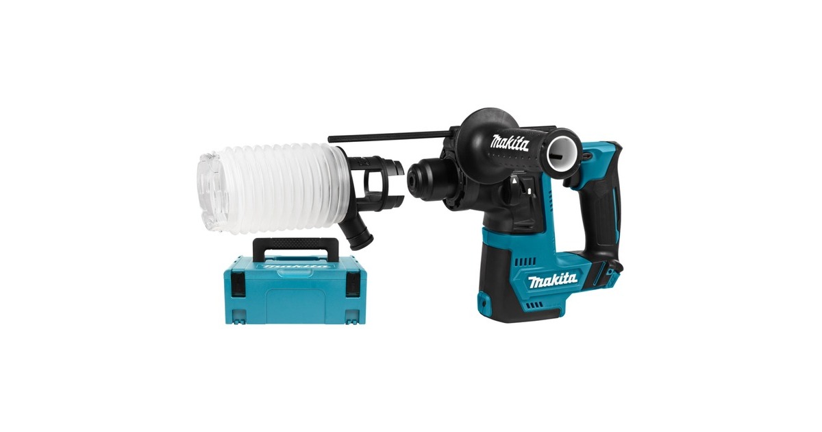 MakitaAccu boorhamer HR140DZJ, 10,8V  (Blauw/zwart, Accu en oplader niet inbegrepen, SDS-PLUS)
