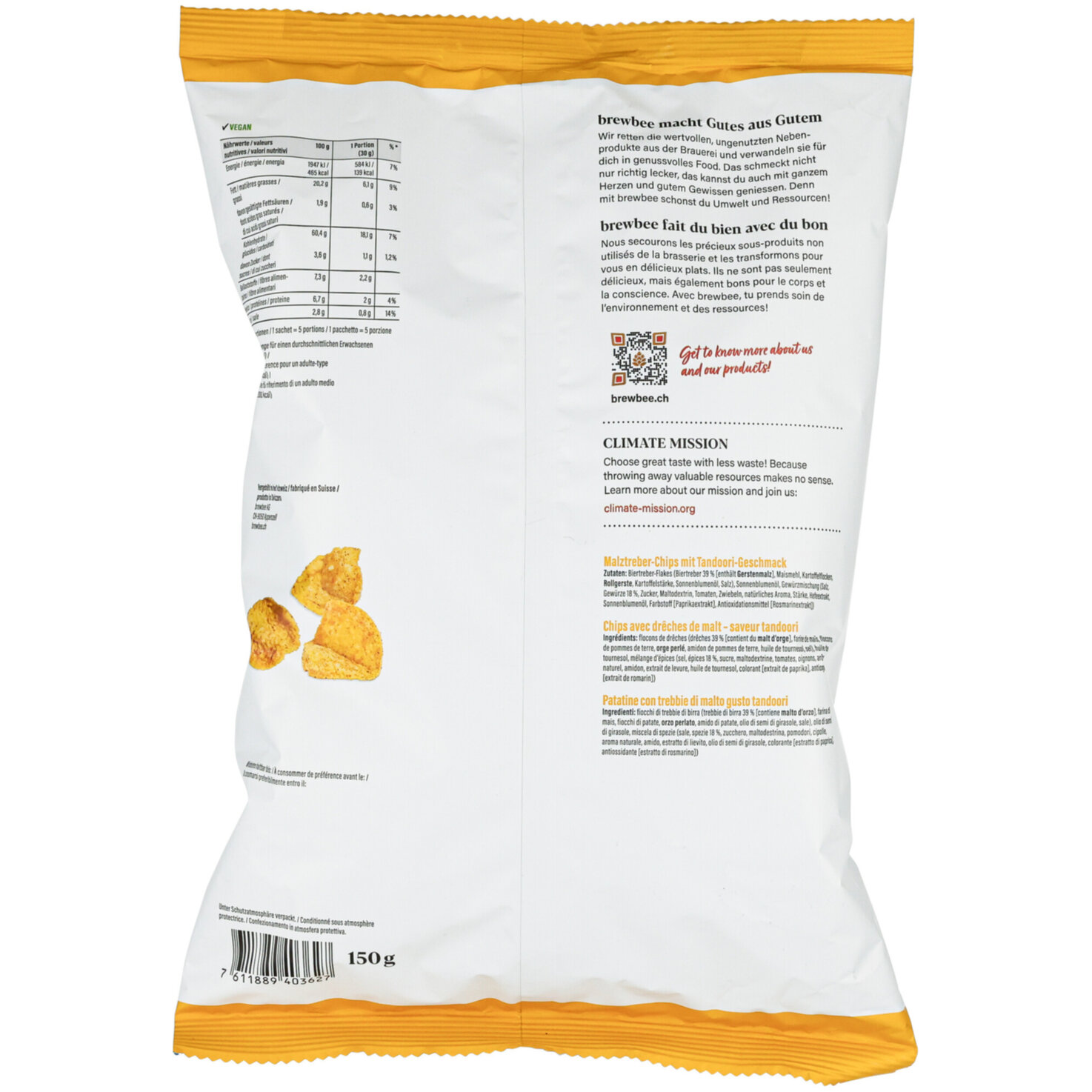 brewbee Tschipps Tandoori
