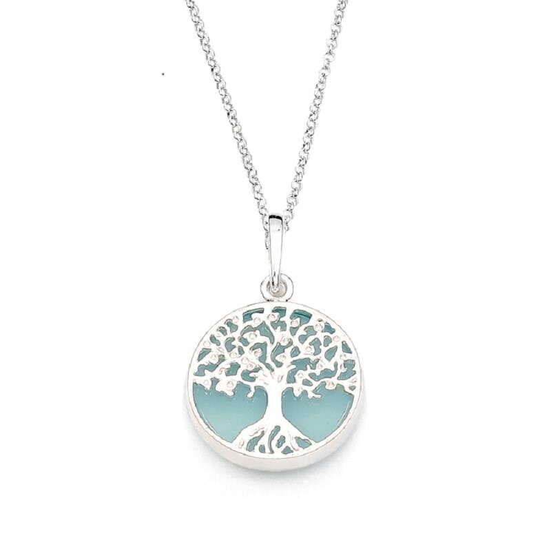 Collier Arbre Adam & Eve Calcedoine