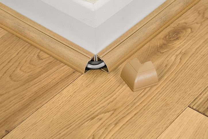 Multi-Pack d'accessoires pour goulotte D-Line effet bois vernissable 22x22mm