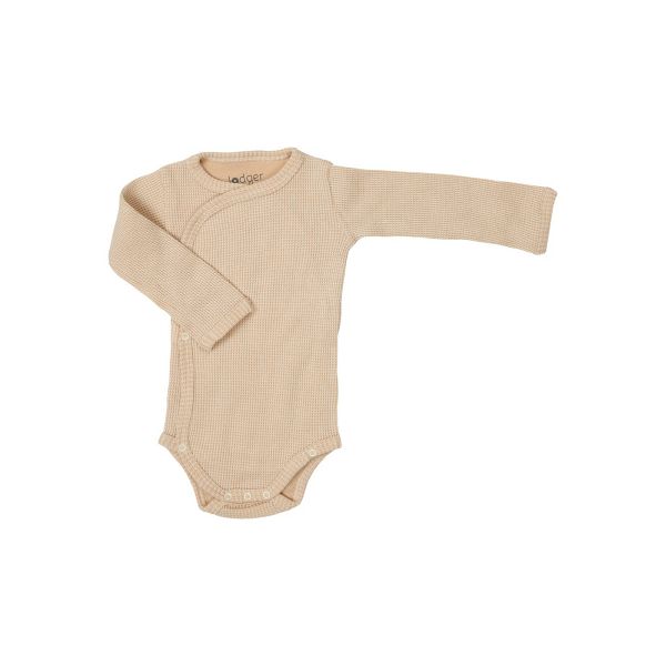 Lodger Ciumbelle Overslagromper Lange Mouw Ivory Mt. 62
