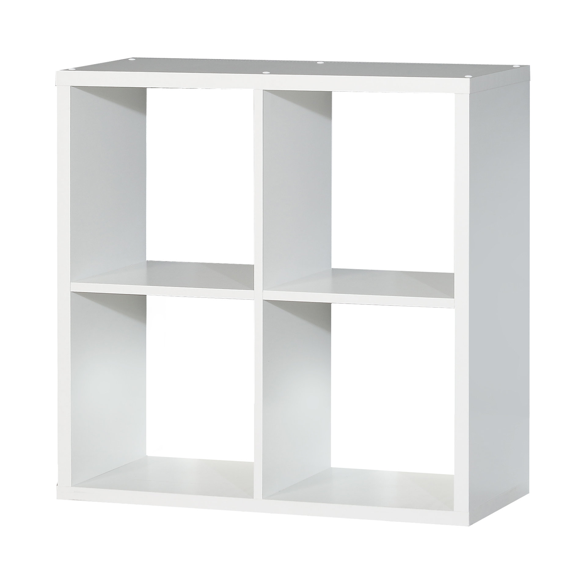 Standregal - weiß - 2x2 Fächer