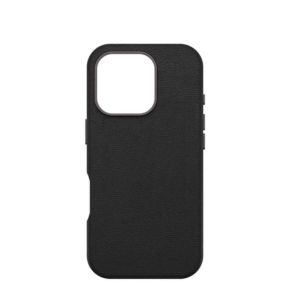 iPhone 16 Pro MagSafe Leder Hülle Symmetry Cactus Series (77-96317) - Schwarz