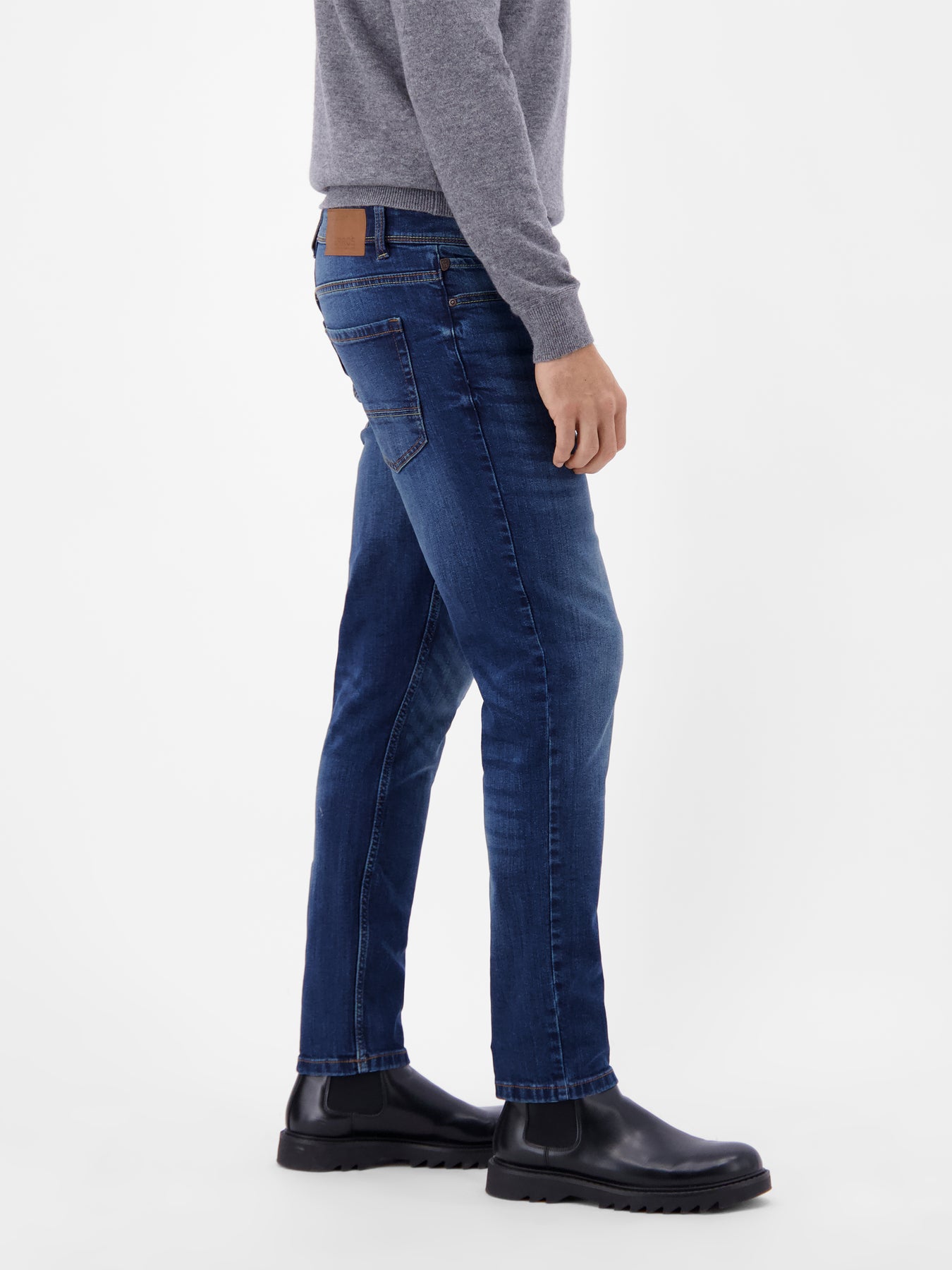 CONLIN 5-Pocket Stretch-Denim, SLIM FIT, unifarben