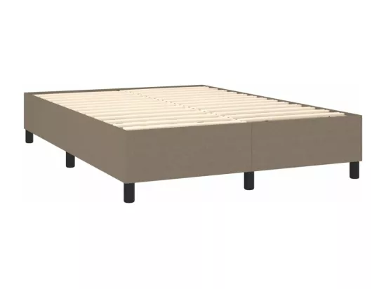 Sommier à lattes de lit Taupe 140x190 cm Tissu