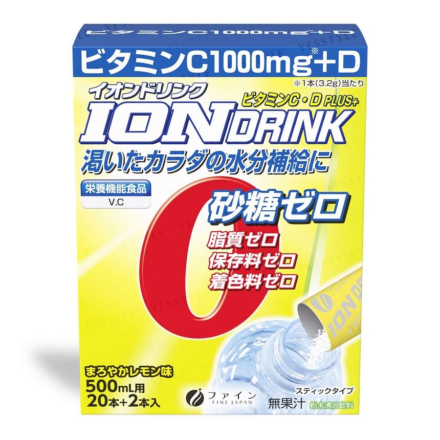 FINE JAPAN - Ionendrank met vitamine C + D Plus+