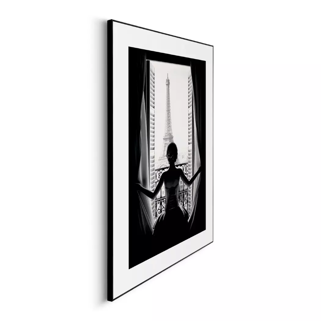Wandbild 50 x 70 cm Paris Balcony