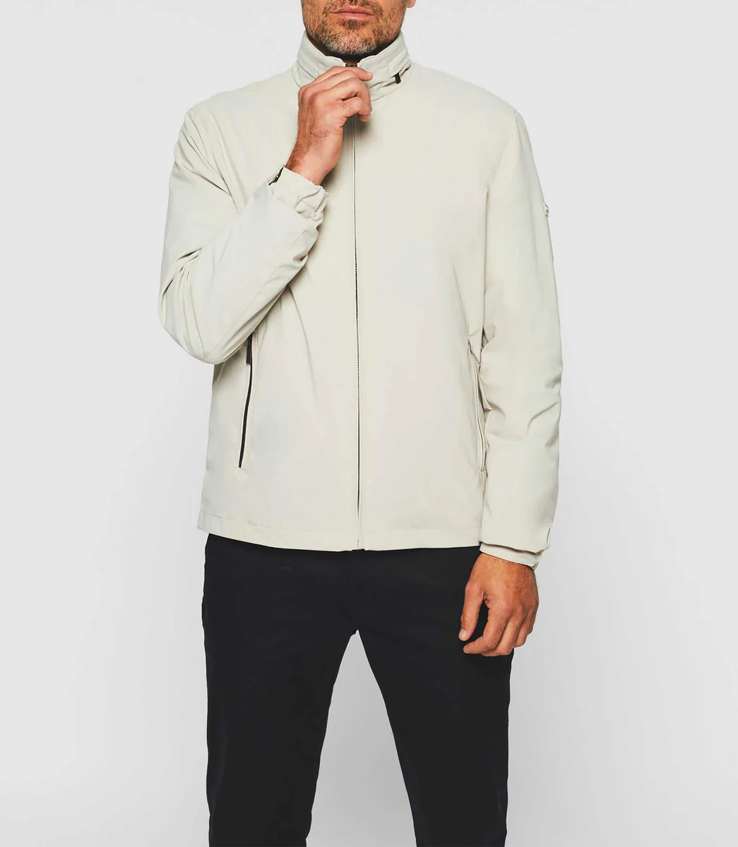 Blouson léger beige mastic 