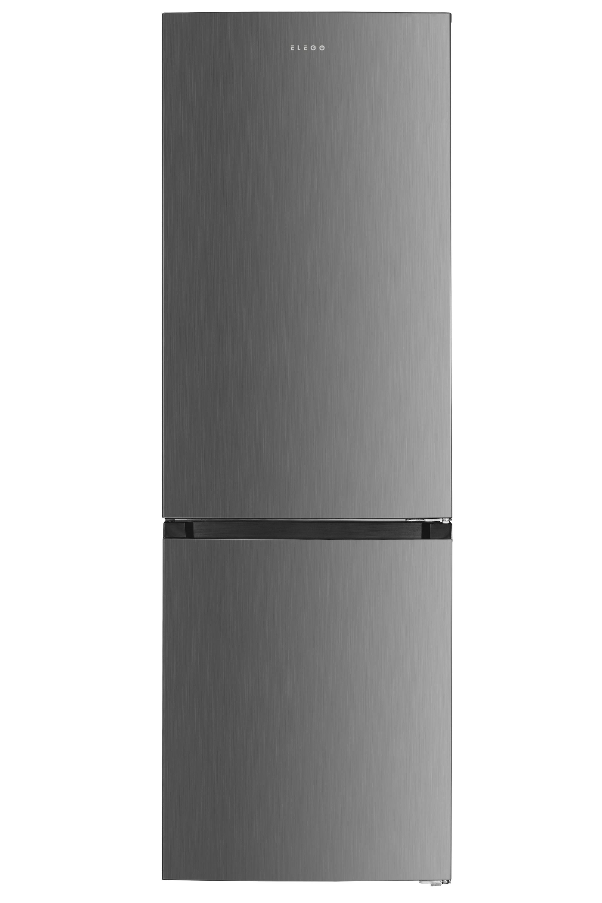 Kühlschrank mit Gefrierer 290L grau