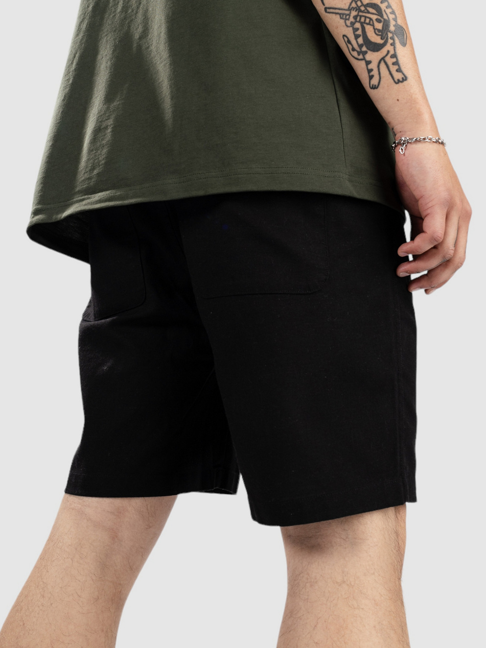 Anerkjendt Aklt James Cot-Linen Ela Shorts caviar