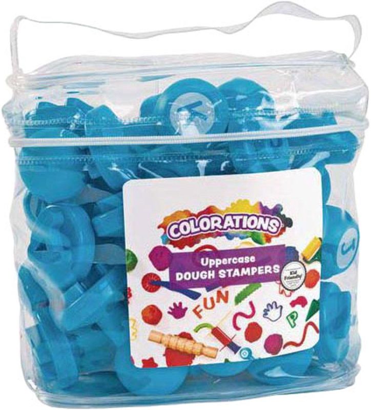 Colorations - Hoofdletters Klei Stempels, 26dlg.