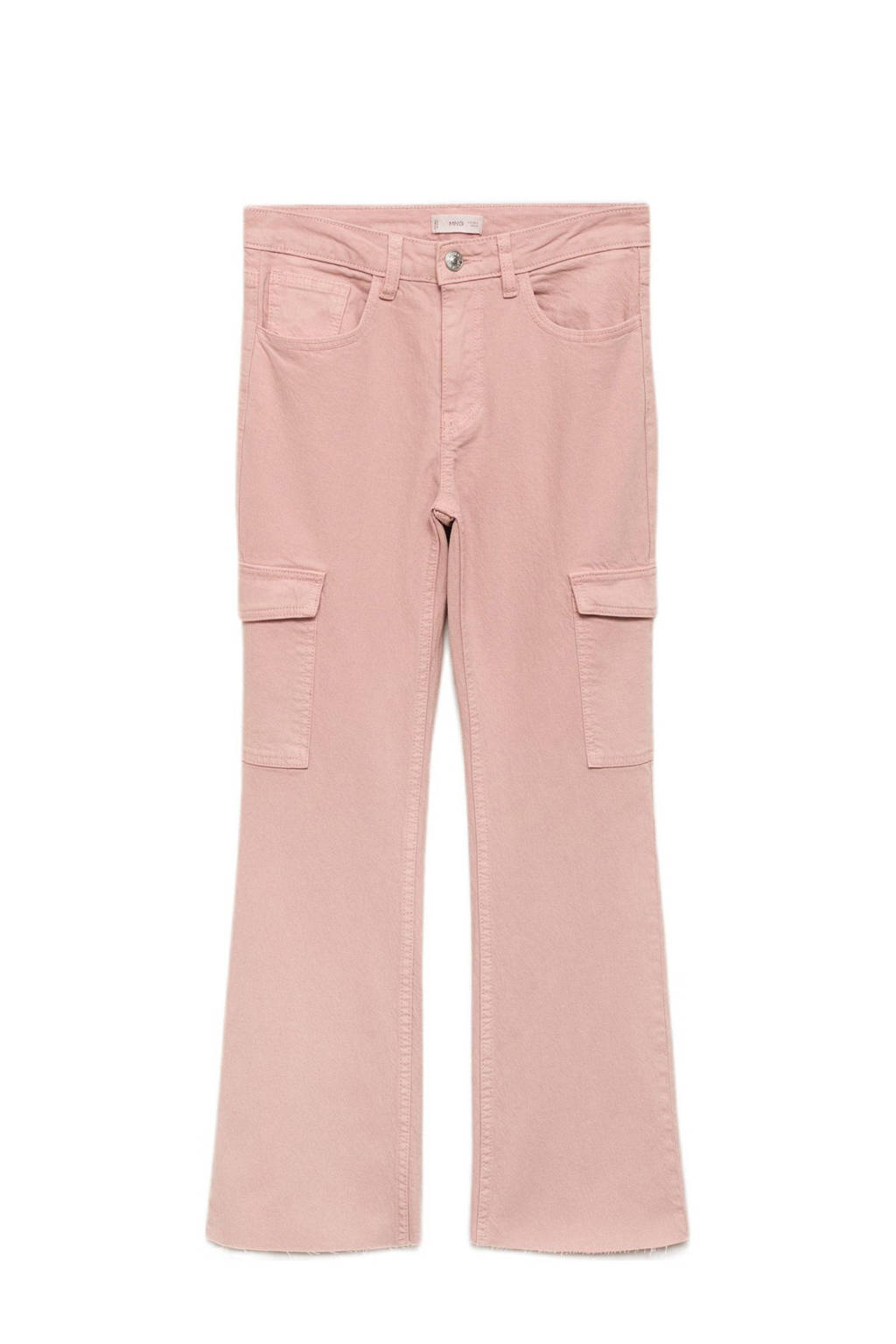 MANGO TEEN flared flared broek roze