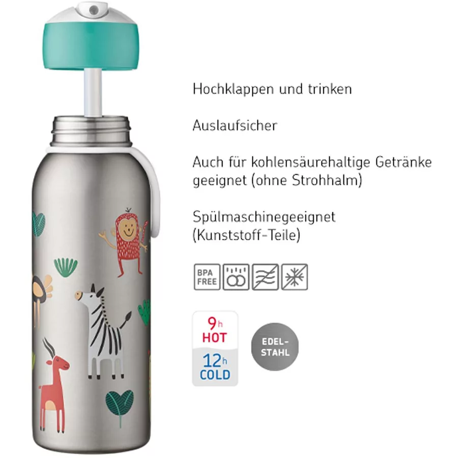 Mepal Thermoflasche Flip-Up Campus 350 ml pink