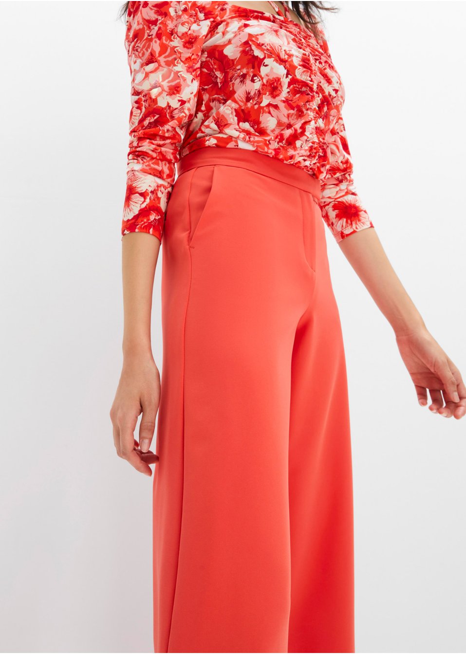Pantalon à jambes larges