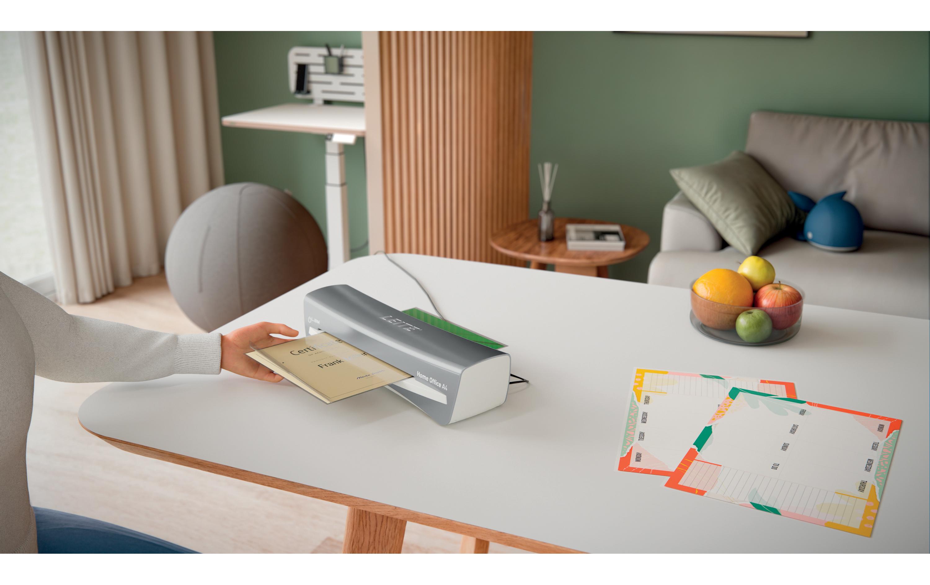 Laminiergerät iLAM Home Office A4 125 µm GrauLaminiergerät für Zuhause
