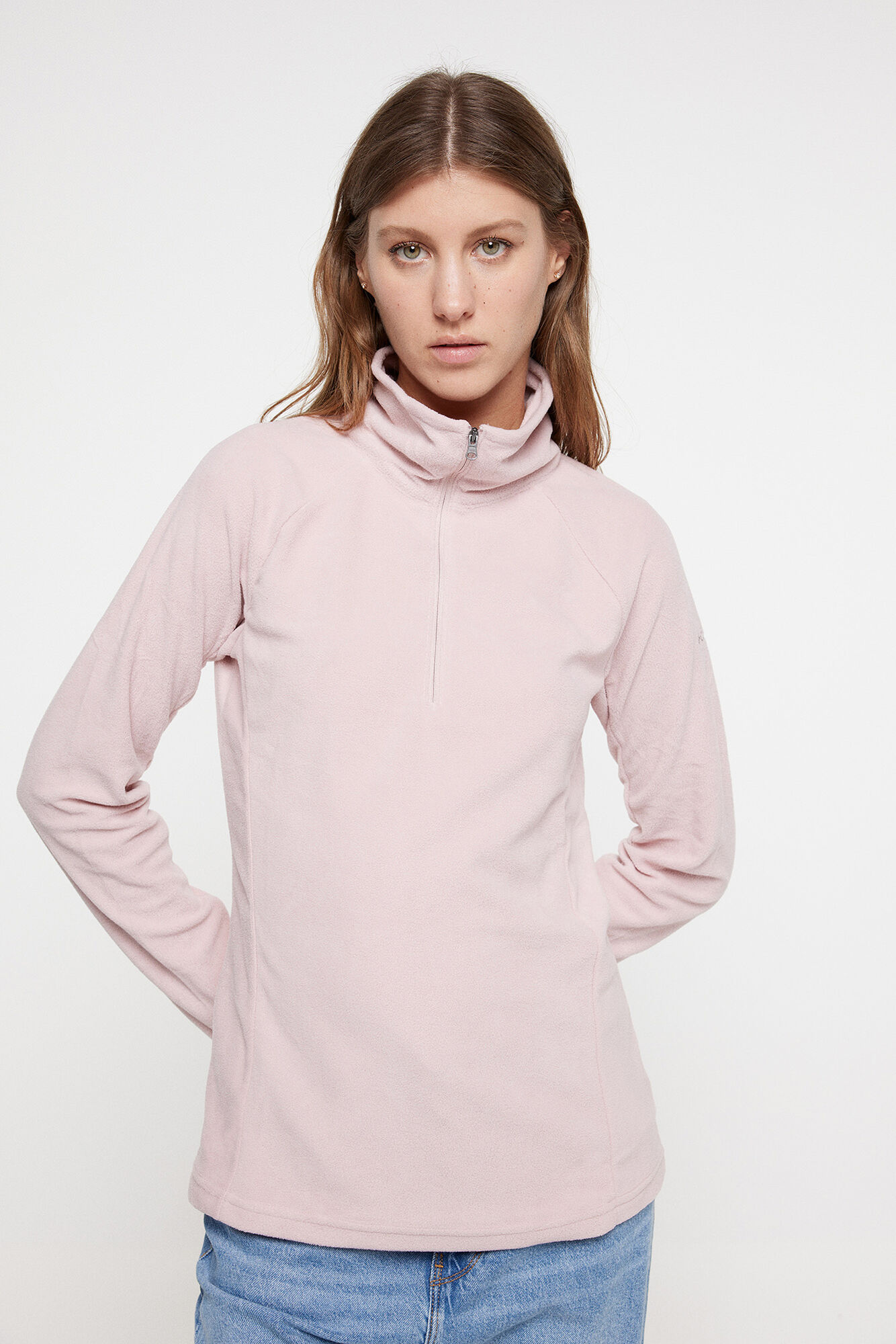 Casaco polar feminino Columbia™ Glacial™ IV com meio zíper