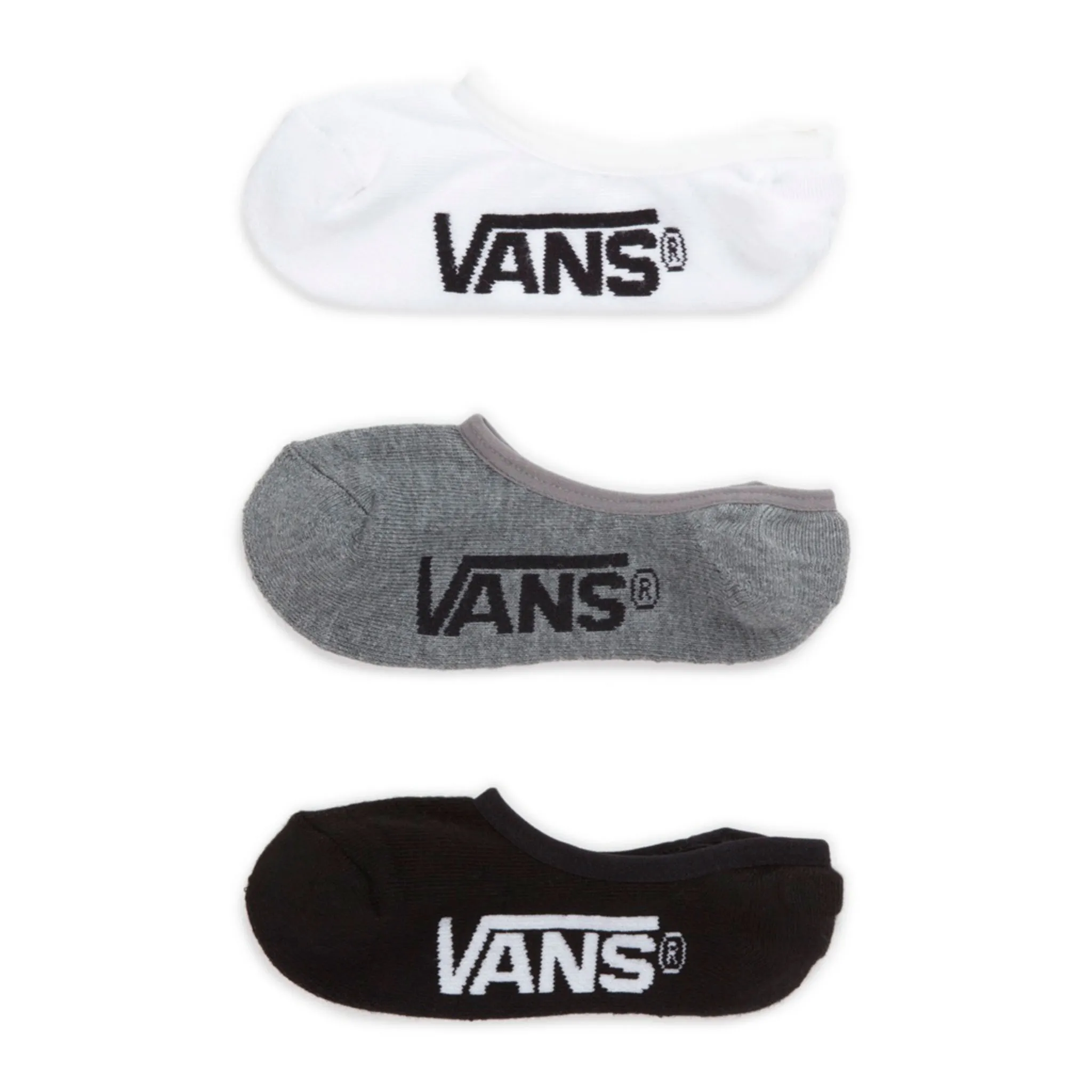 Vans Bas Paquet de 3 Super No Show Pointures 1-6