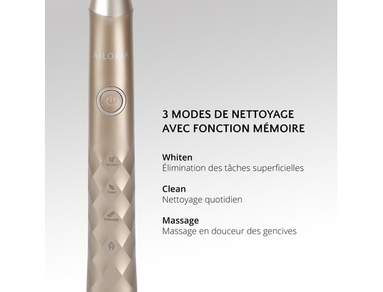 AILORIA - Shine bright brosse à dents à technologie sonique usb - édit...