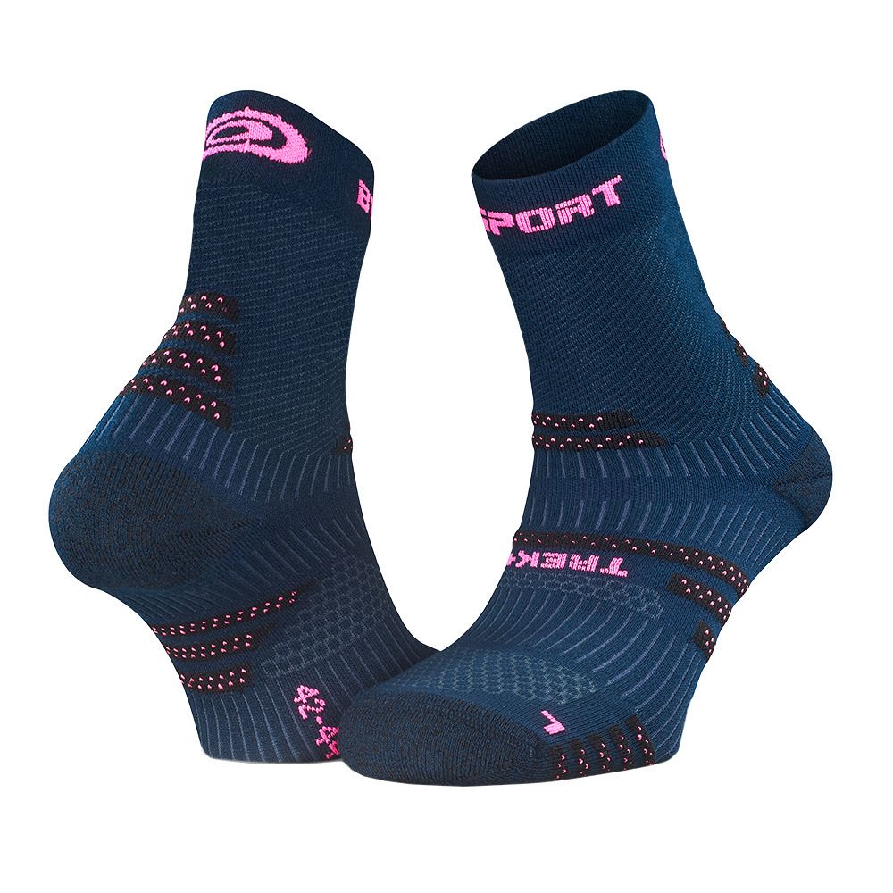 BV Sport TREK+ EVO - Chaussettes bleu/rose