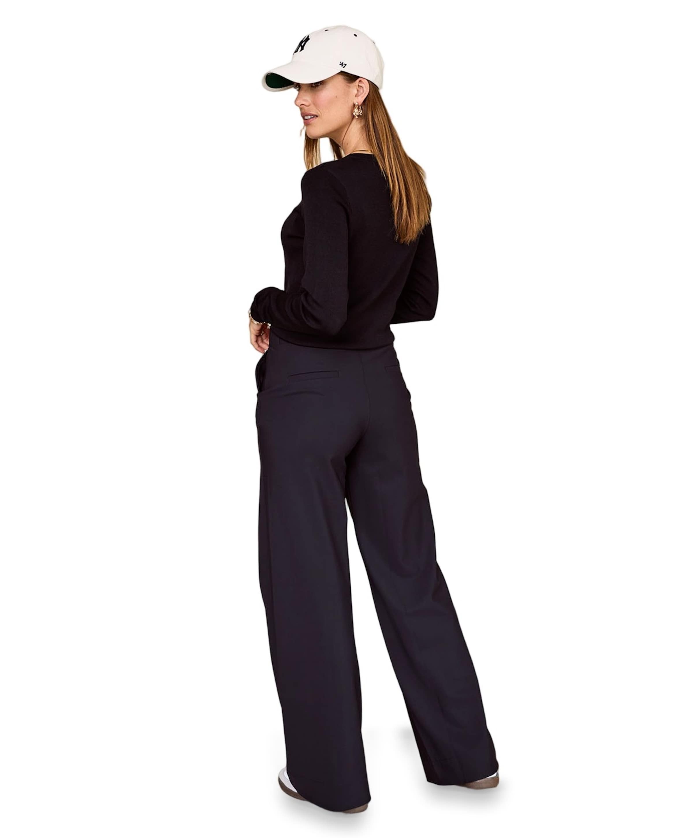 Studio Anneloes Lexie bonded trousers zwart