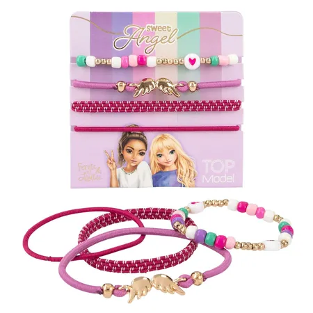 Depesche TOPModel Haar- und Armband Set, 1 Set, 3-Fach sortiert