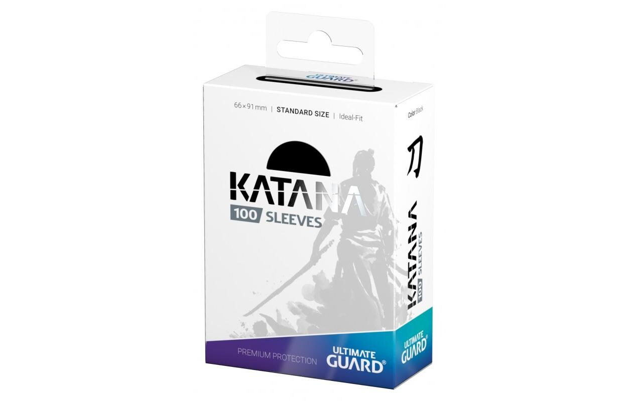 Kartenhülle Katana Sleeves Standardgrösse Schwarz 100Hochwertige Kartenschutzhüllen
