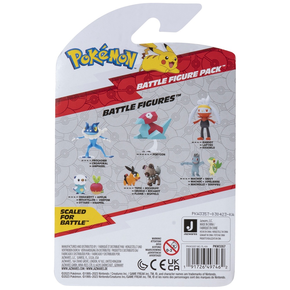Pokémon 5 cm Kampffiguren 2er-Pack - Quaxly & Pikachu