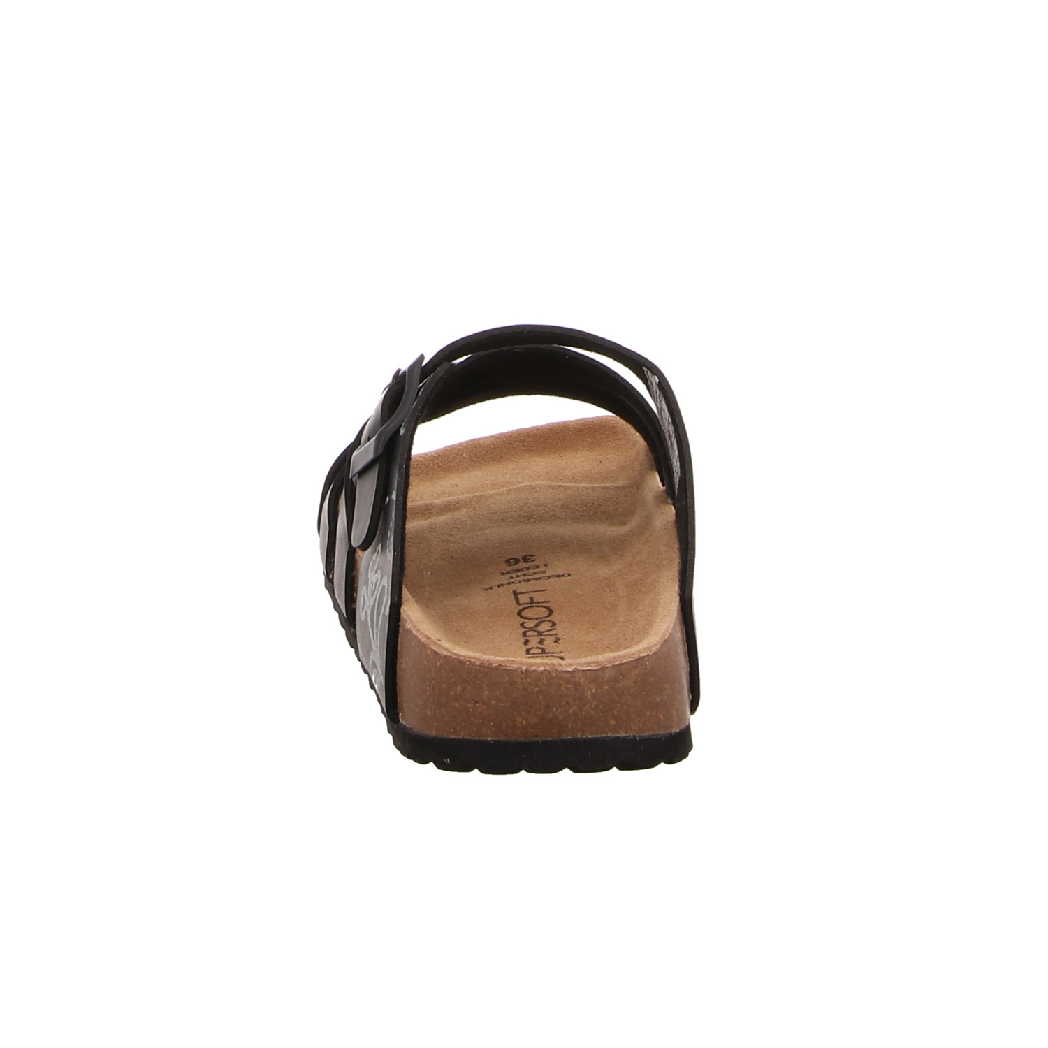 Idana-Schuhe Pantoletten schwarz