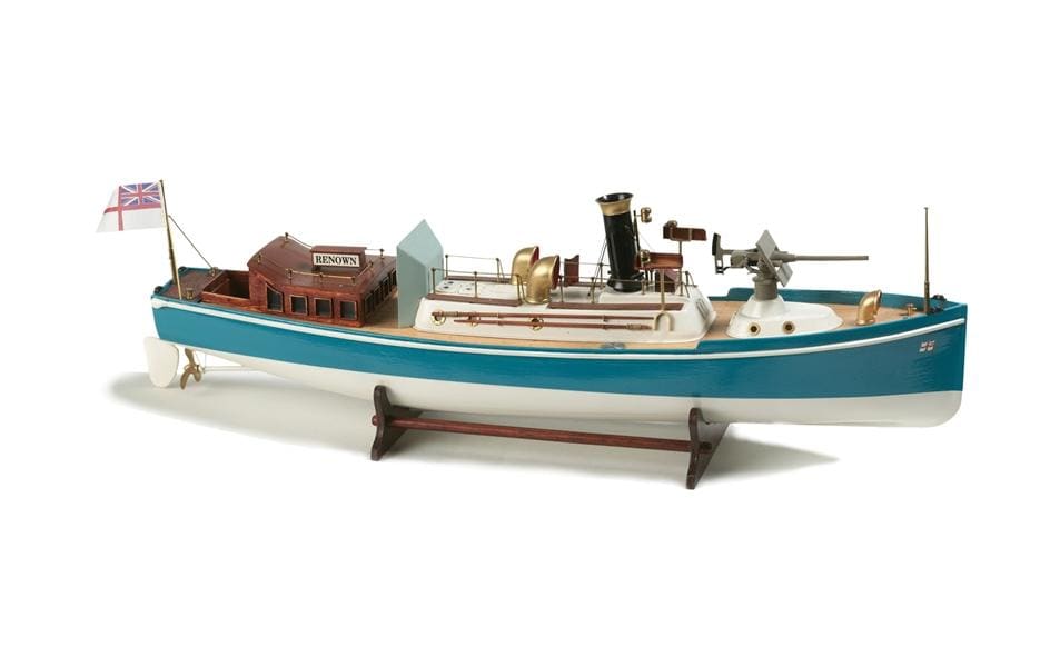 Bausatz Dampfschiff H.M.S. Renown, 450 mm 1:35<br>Royal Navy Dampfschiff Modellbausatz