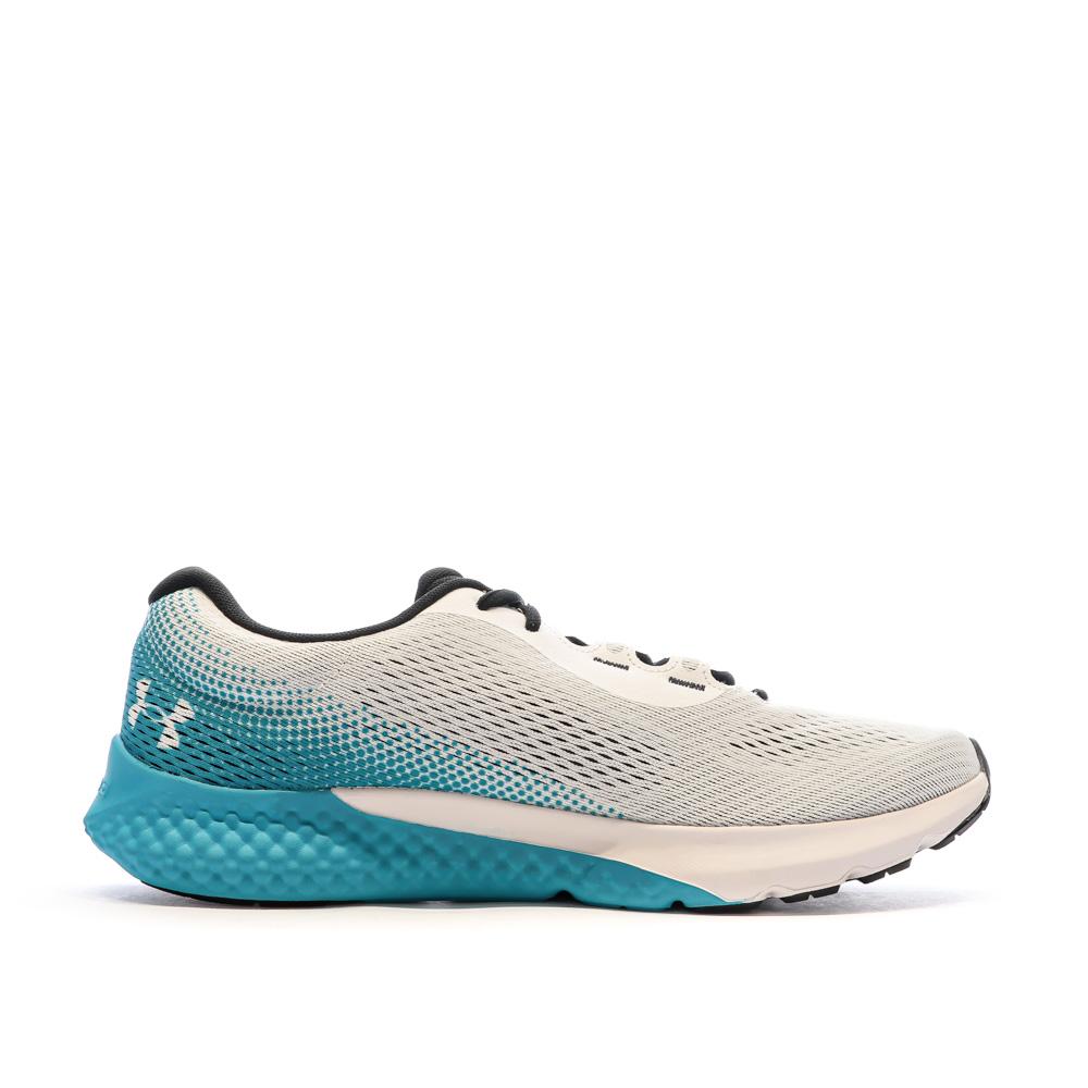 Under Armour Chaussures de Running Blanc/Bleu Homme Under Armour Charged Rogue 4