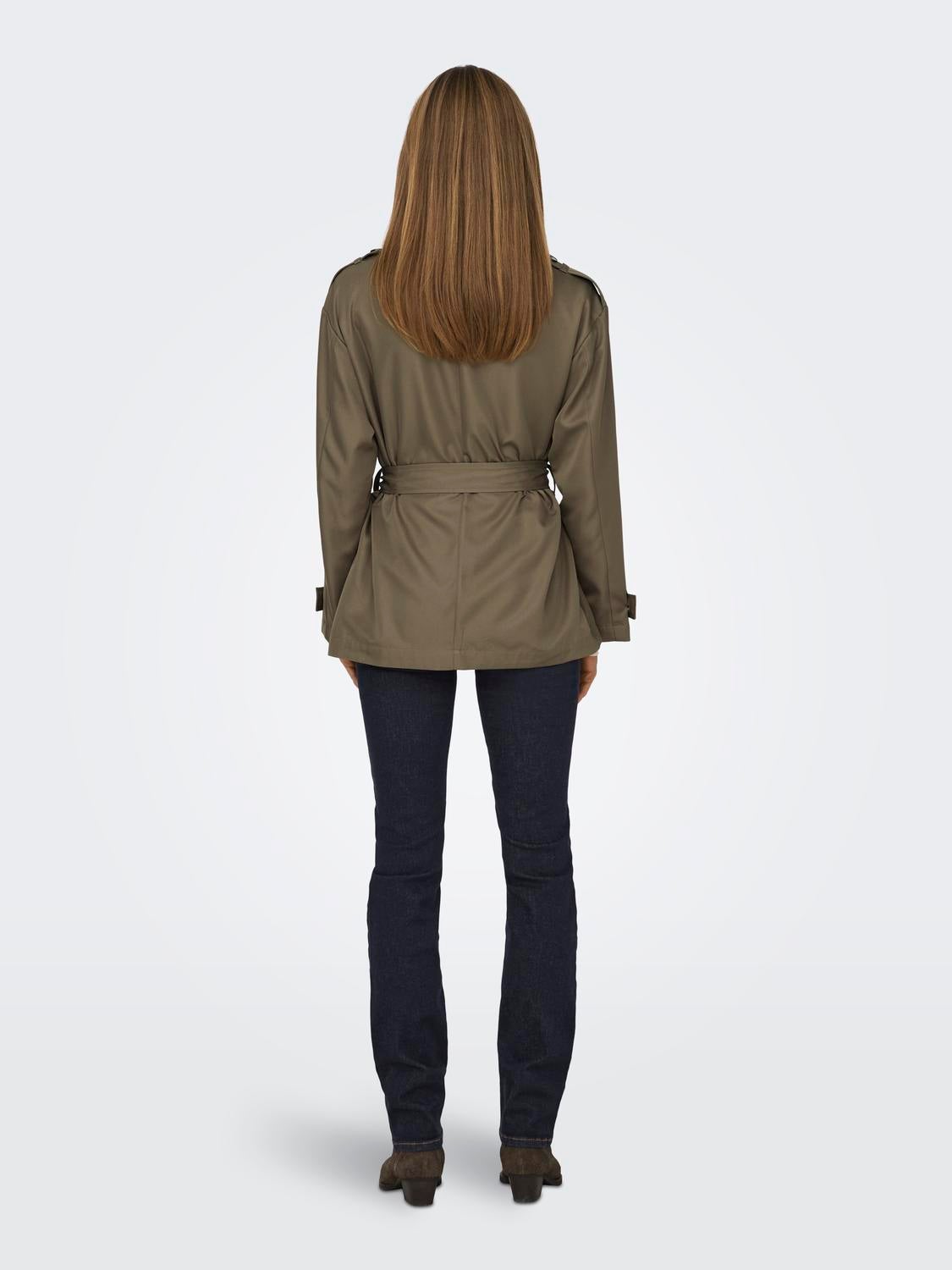 ONLLINE Trenchcoat Walnut