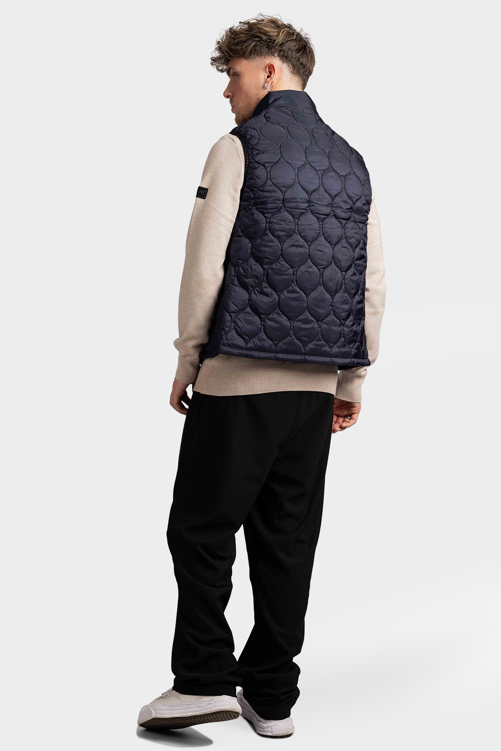 Quotrell Couture Dijon Bodywarmer Heren Donkerblauw