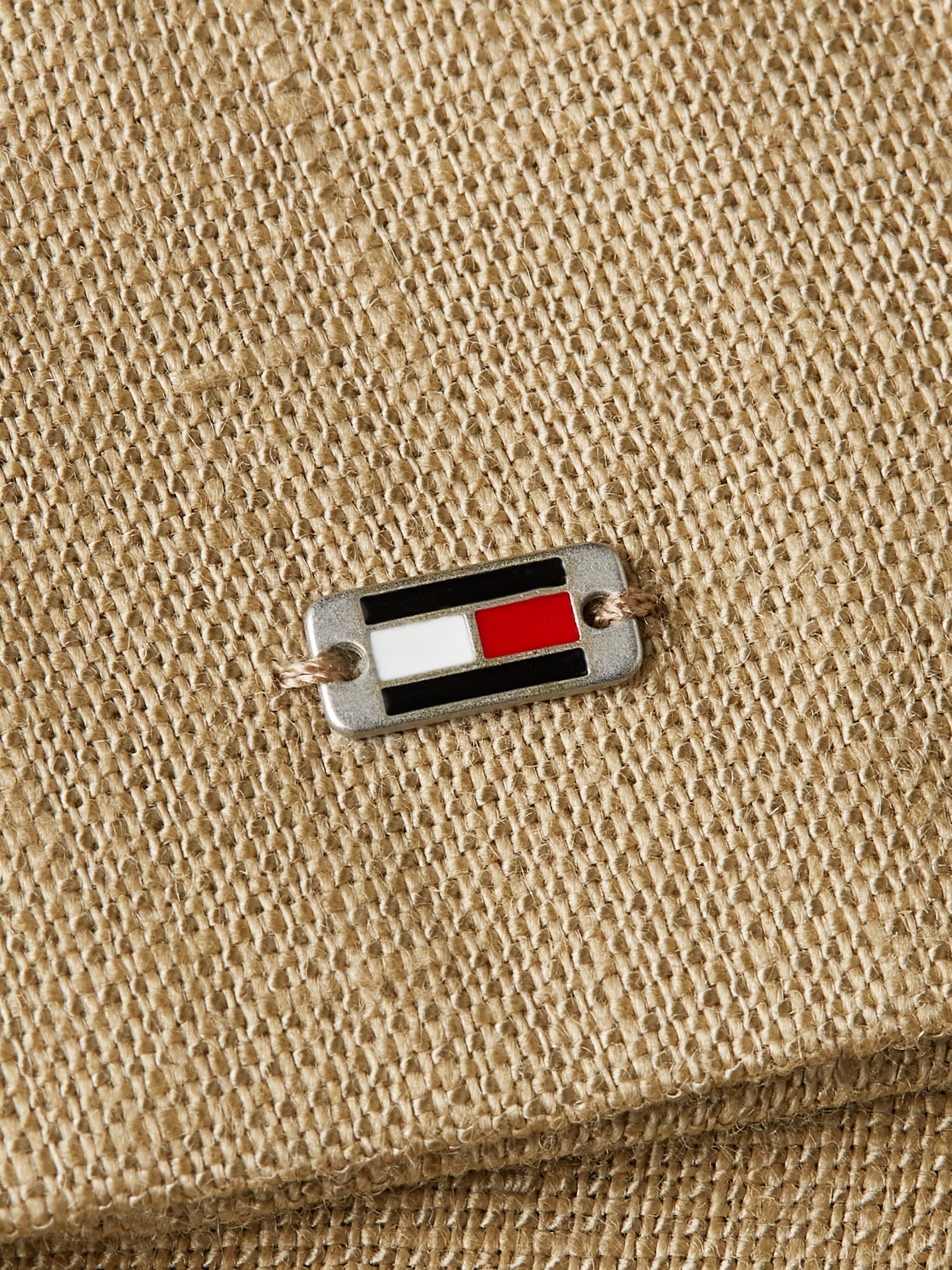 Tommy Hilfiger Kurzblazer »ESS LINEN REGULAR SB BLAZER«, mit Metalllabel ,kühlendes Premium Leinen