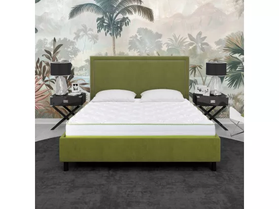 REVA - Matelas 140x190 cm Mousse haute résilience Soutien ferme Ep.30cm