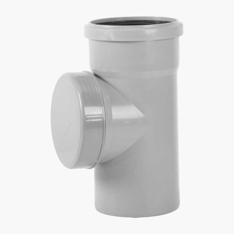 Avløpsrør 110 mm, renseluke med 1 muffe