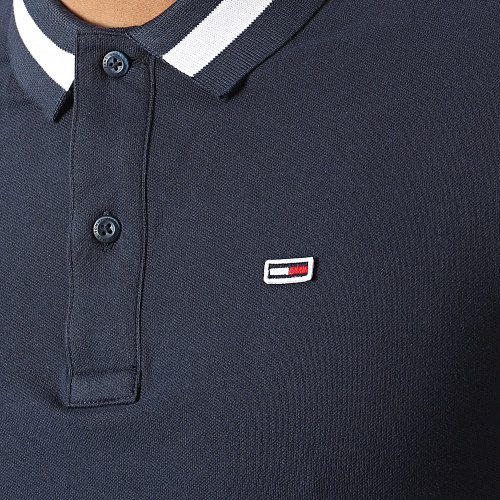 Polo Manches Courtes Tipped Stretch 2220 Bleu Marine
