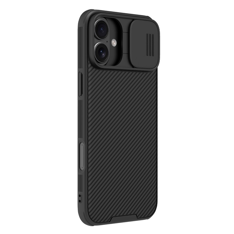 iPhone 16 MagSafe Schutz Hülle Cam-Slider Kameraschutz - Schwarz