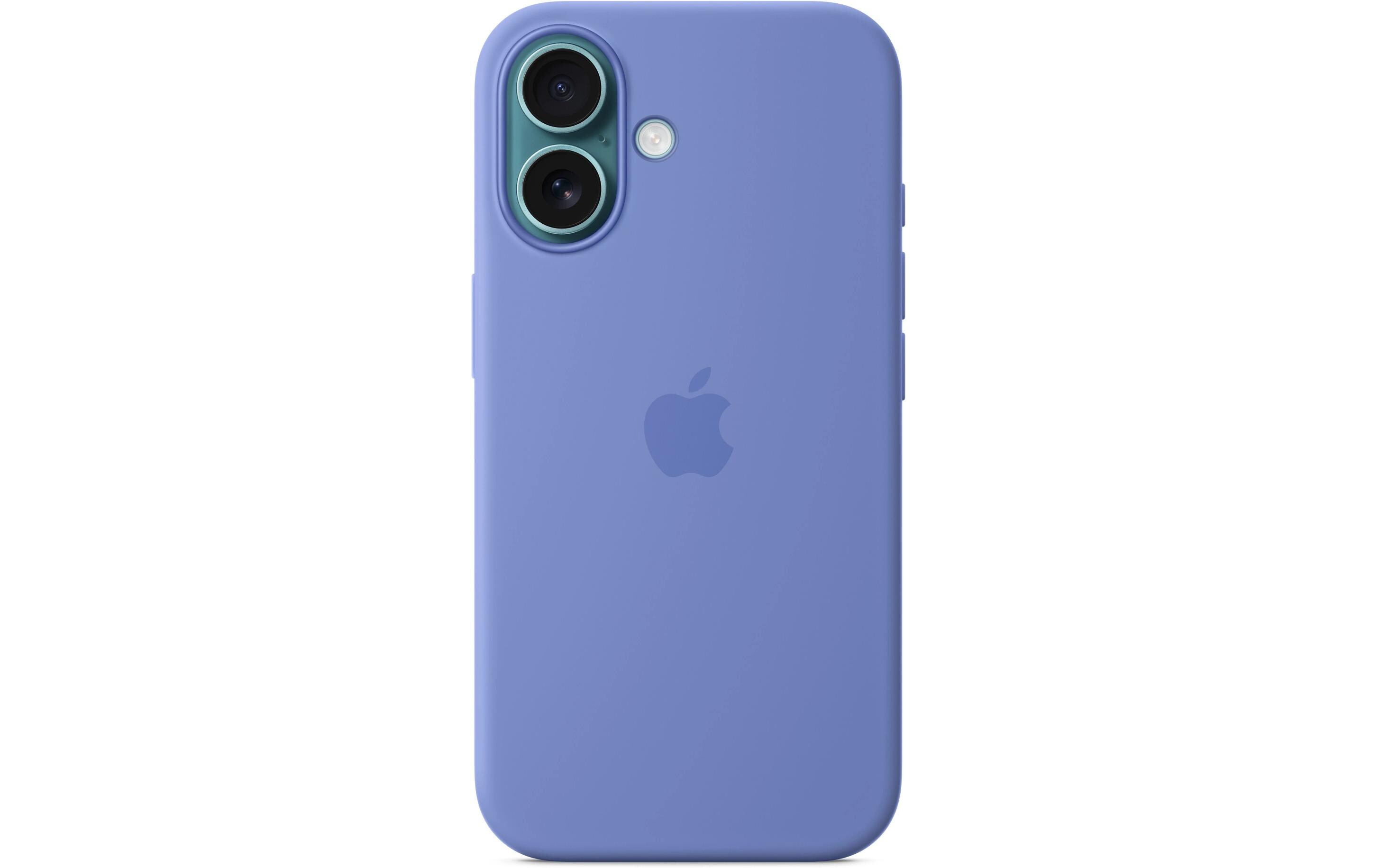 Silicone Case mit MagSafe iPhone 16 PeriwinkleSilikon-Backcover mit «MagSafe» für das Apple iPhone 16