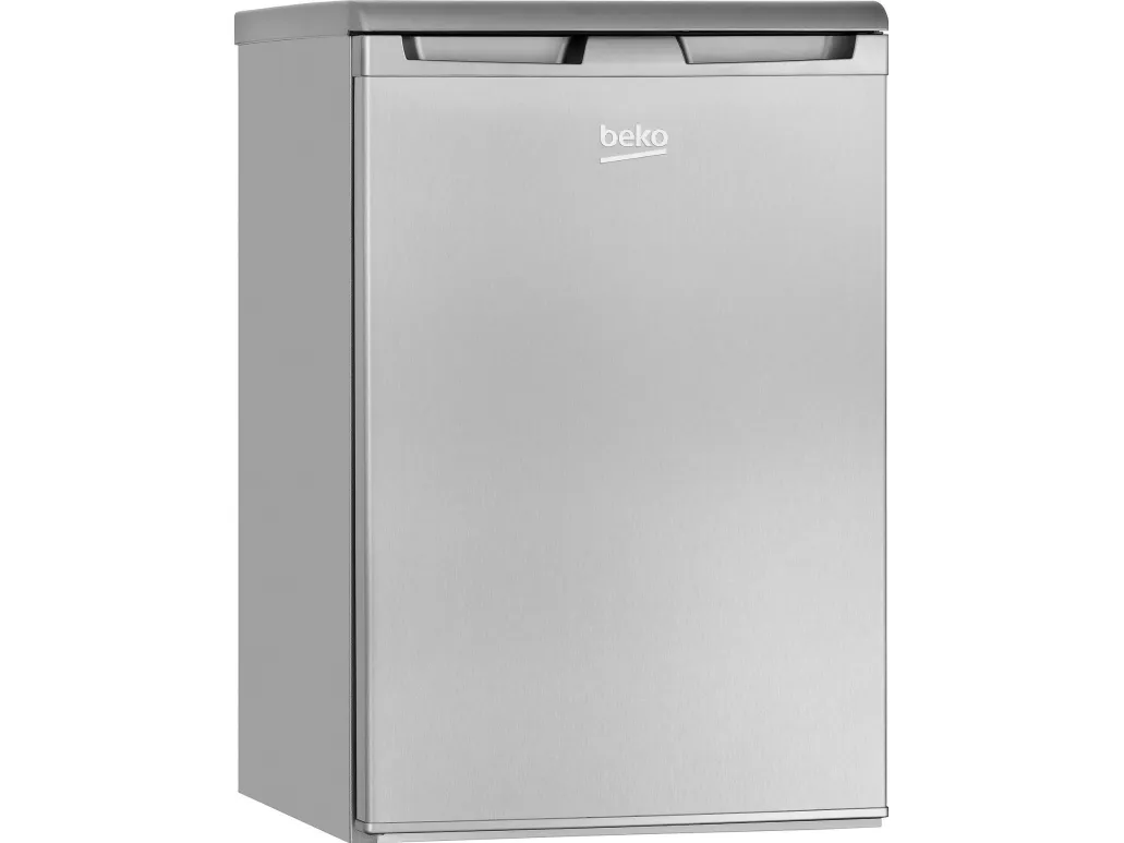 Beko TSE1234FSN - Køleskab med fryseenhed - under køkkenbord - bredde: 54 cm - dybde: 60 cm - højde: 84 cm - 114 liter - Klasse E - inox