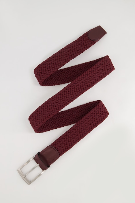 Flechtgürtel, Leder, Metallschnalle