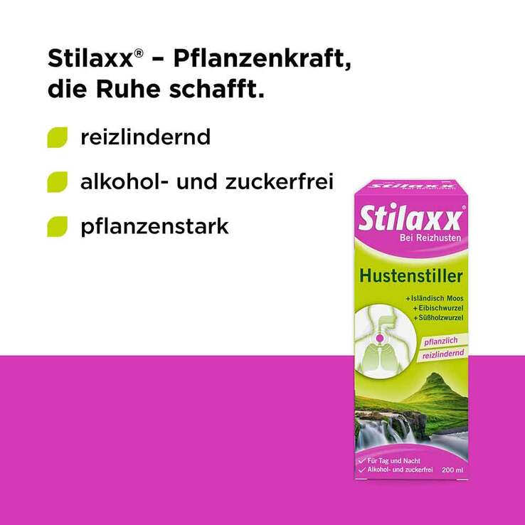 Stilaxx® Hustenstiller bei Reizhusten, 200 ml