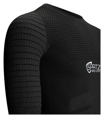 Maillot de Corps Manche Courte SpatzWear Race Layer Noir