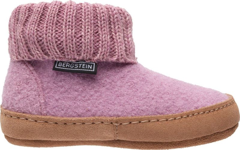 Bergstein - Cozy Lux - Pantoffel - Pink - Scheerwol - Leer